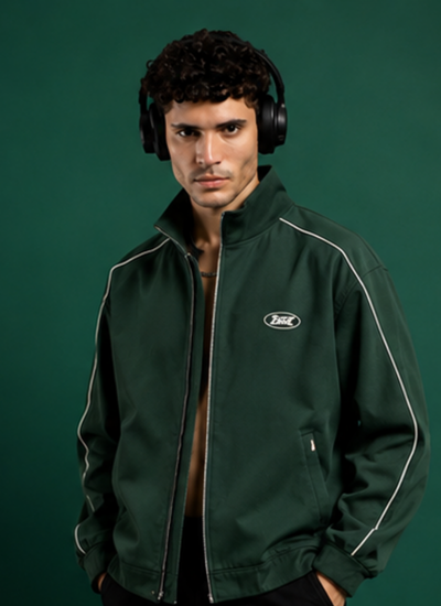 Forest Green Track Jacket