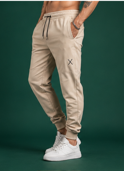 . Beige Minimal X Jogger