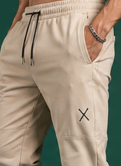 . Beige Minimal X Jogger