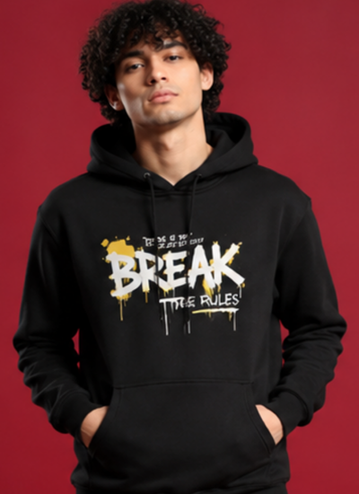 Break The Rules Hoodie (Black)