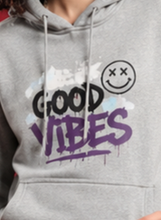 Good Vibes Hoodie (Grey)