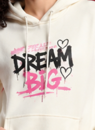 . Dream Big Hoodie (Off White)