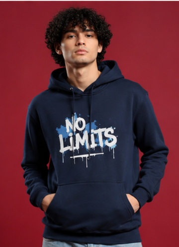 No Limits Hoodie (Navy Blue)