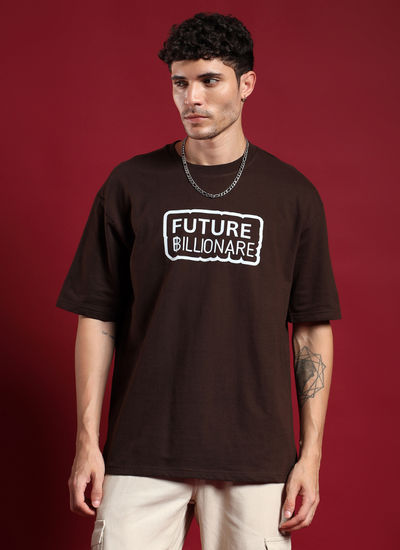 Brown oversized tshirt