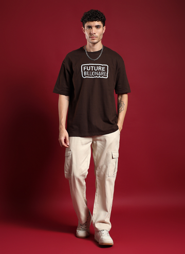 Brown oversized tshirt